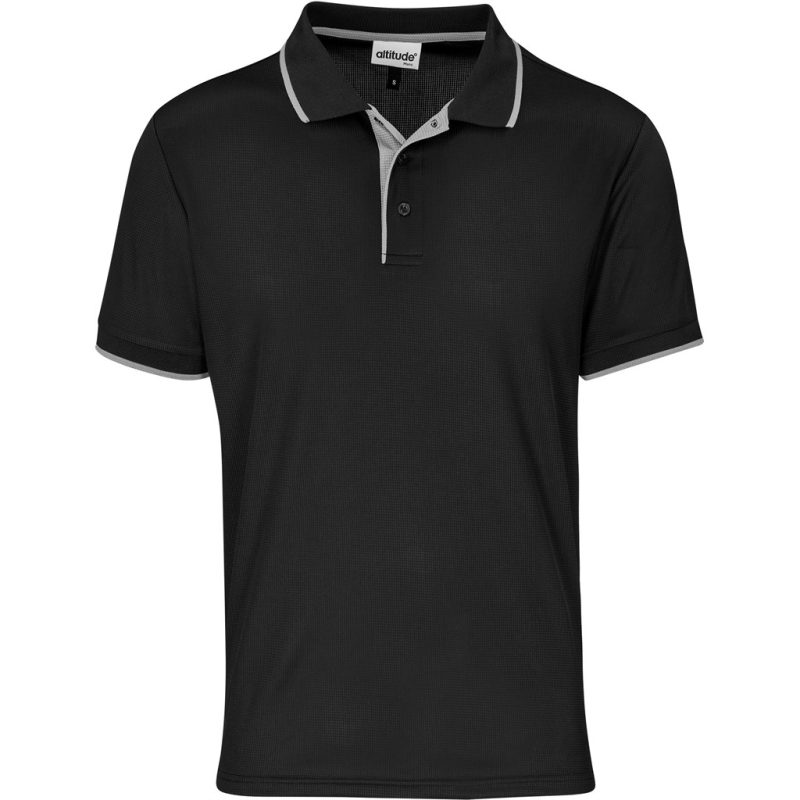 BLACK Mens Orion Golf Shirt