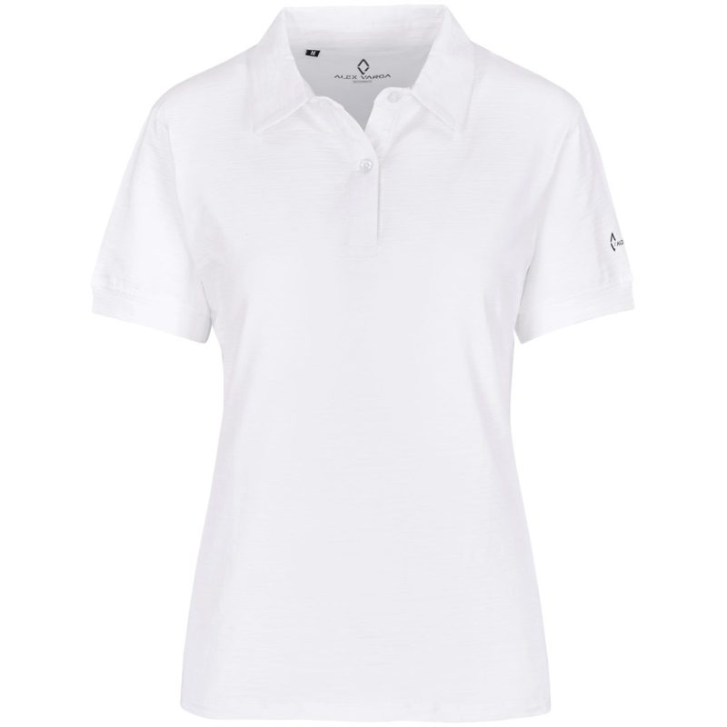WHITE Ladies Alex Varga Constantine Golf Shirt
