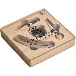 Okiyo Budonoki Bamboo Wine Accessories set