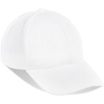 WHITE Fairway Cap - 6 Panel