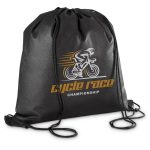 BLACK Altitude Whitefield Non-Woven Drawstring Bag