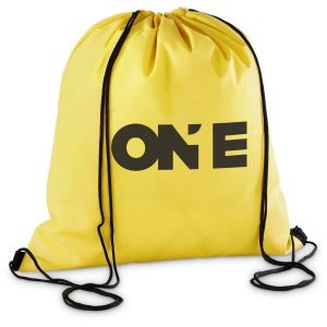 YELLOW Altitude Whitefield Non-Woven Drawstring Bag