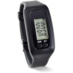 BLACK Altitude Strider Pedometer Watch