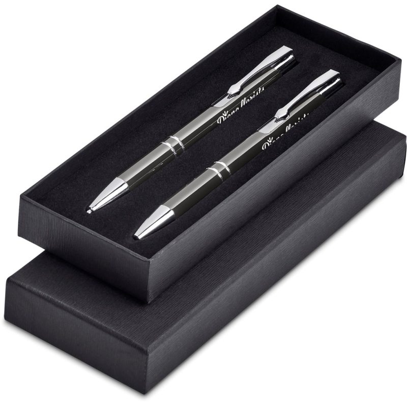 GUN METAL Altitude Armada Ball Pen & Pencil Set