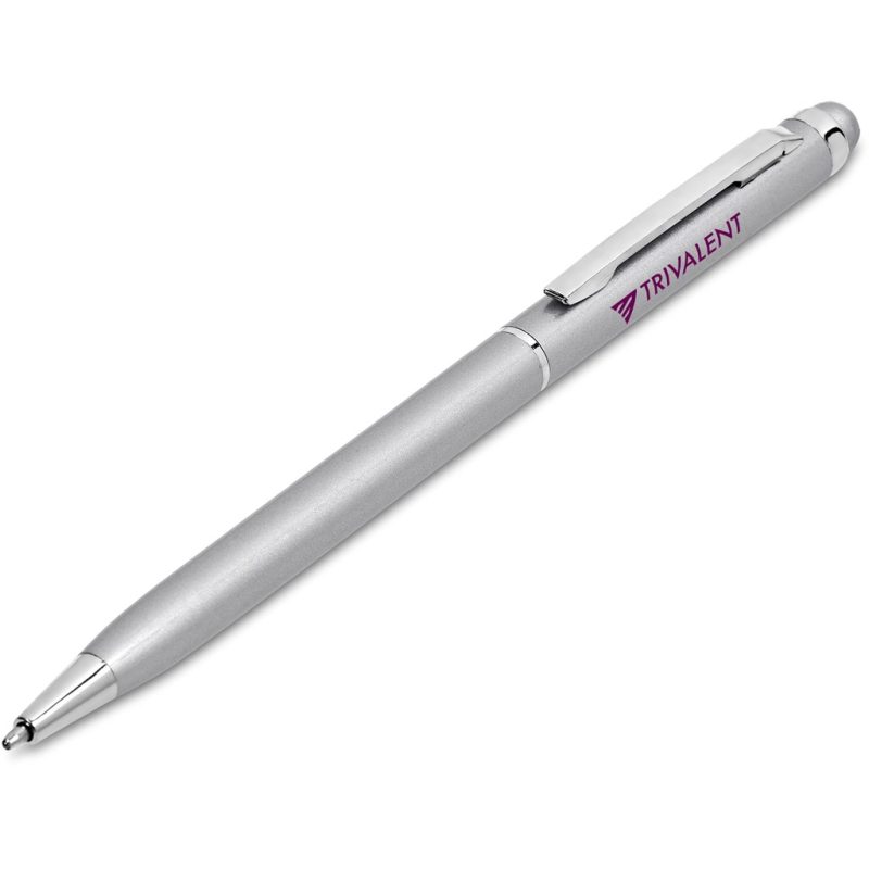 SILVER Altitude Hamptons Slim Stylus Ball Pen