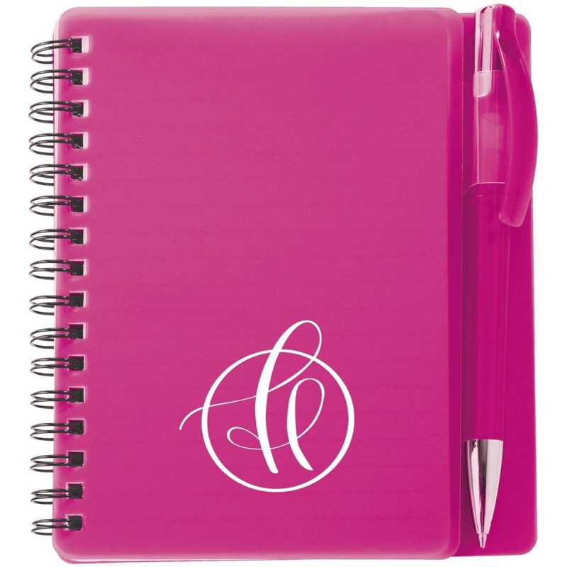 PINK Altitude Plasma A6 Spiral Notebook & Pen