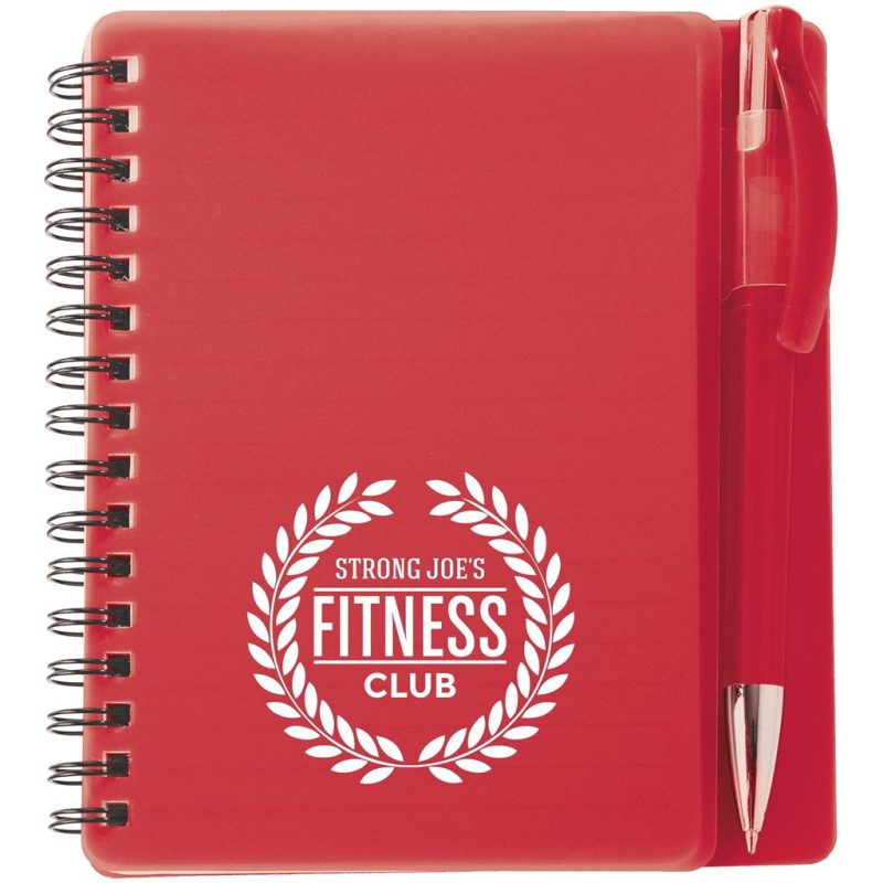 RED Altitude Plasma A6 Spiral Notebook & Pen