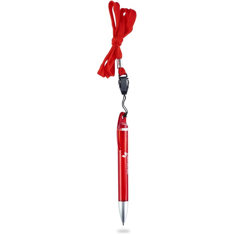 IDEA-2090-R_1024X1024 RED Altitude Nova Neck Ball Pen - Red