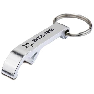 SILVER Altitude Snappy Bottle Opener Keyholder