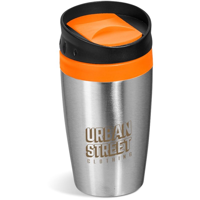 ORANGE Altitude Vienna Stainless Steel & Plastic Double-Wall Tumbler - 300ml