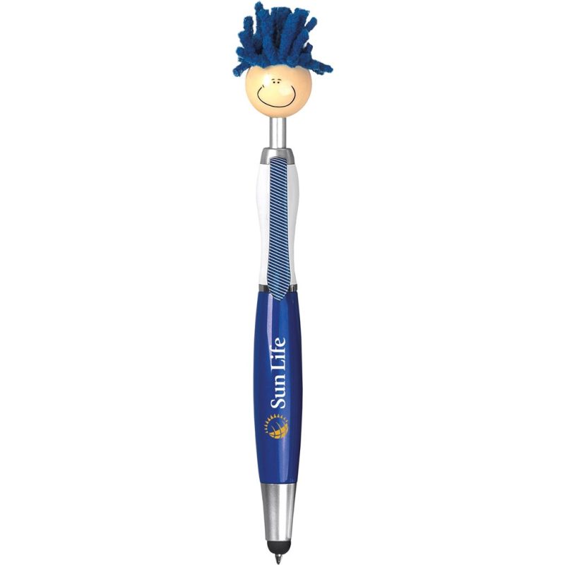 BLUE Altitude Moptopper Stylus Ball Pen & Screen Cleaner