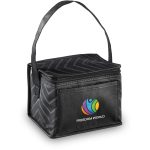 IDEA-53002-BL_1024X1024 BLACK Altitude Waverly Non-Woven 6-Can Cooler
