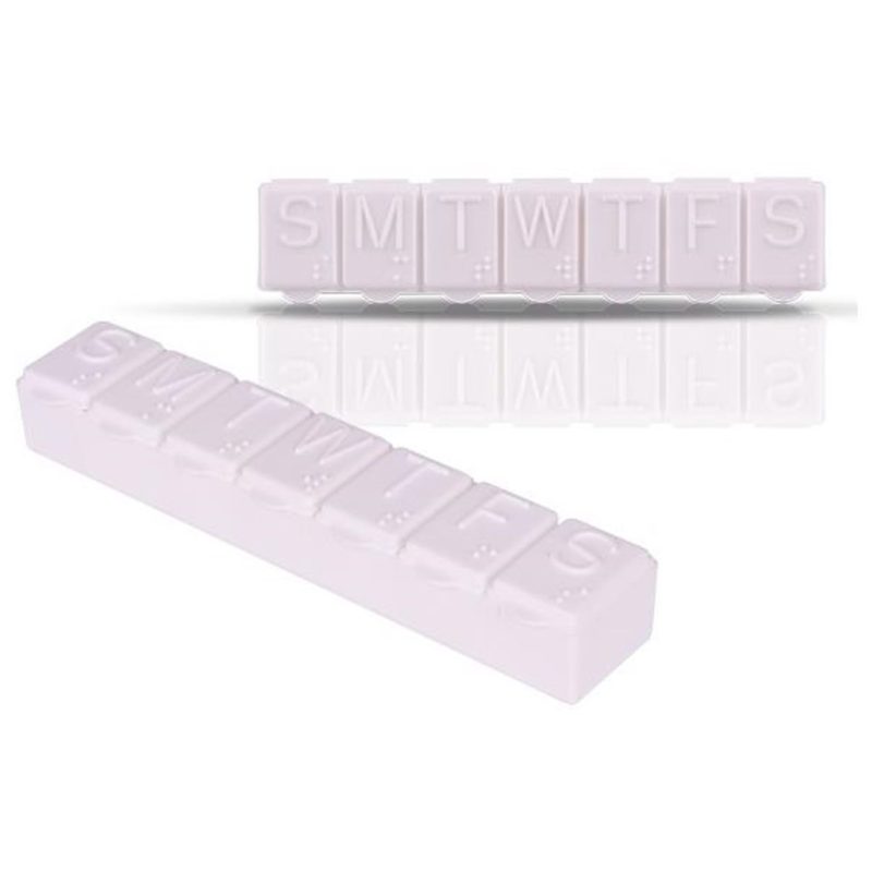 IDEA-6837-SW_1024X1024 SOLID WHITE Altitude Emery Weekly Pill Box