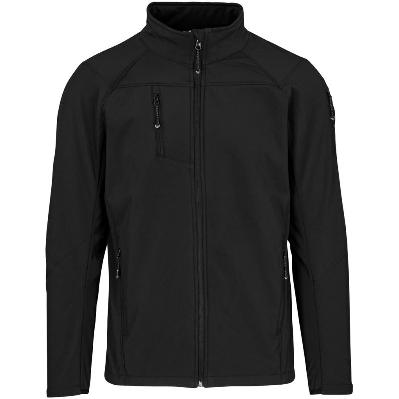 BLACK Mens Alex Varga Elysium Softshell Jacket