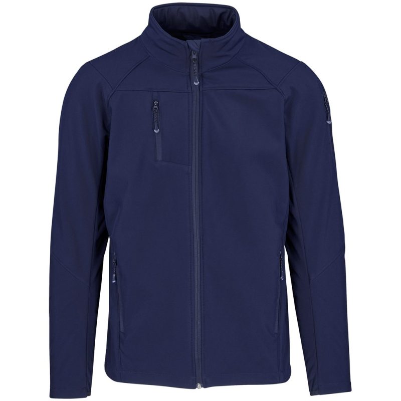 NAVY Mens Alex Varga Elysium Softshell Jacket