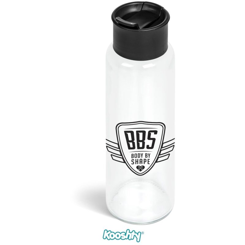 BLACK Kooshty Boost Glass Water Bottle - 700ml