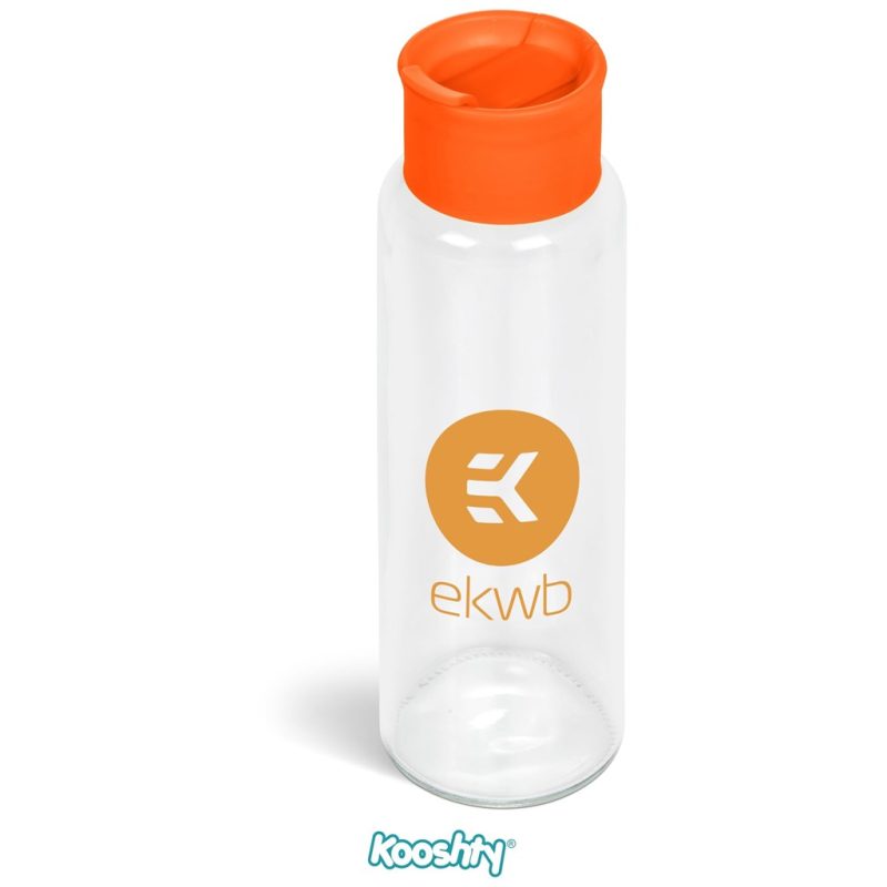 ORANGE Kooshty Boost Glass Water Bottle - 700ml