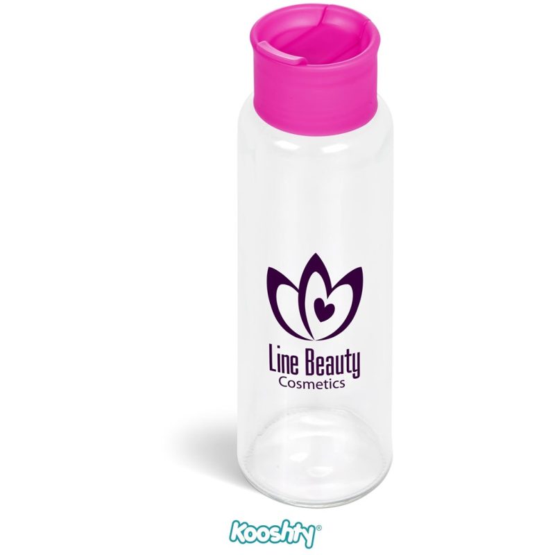 PINK Kooshty Boost Glass Water Bottle - 700ml