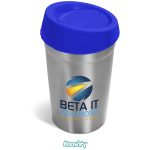 BLUE Kooshty Go-Jo Stainless Steel & Plastic Double-Wall Tumbler - 350ml