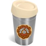 CREAM Kooshty Go-Jo Stainless Steel & Plastic Double-Wall Tumbler - 350ml - Cream