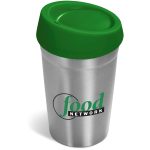 GREEN Kooshty Go-Jo Stainless Steel & Plastic Double-Wall Tumbler - 350ml