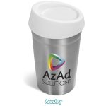 SOLID WHITE Kooshty Go-Jo Stainless Steel & Plastic Double-Wall Tumbler - 350ml