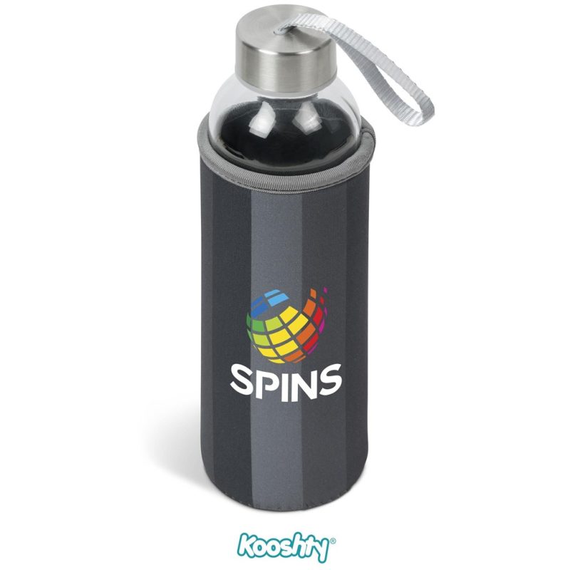 GREY Kooshty Quirky Glass Water Bottle - 500ml