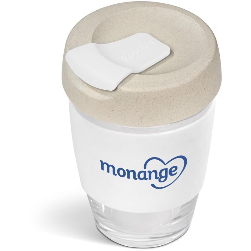 SOLID WHITE Kooshty Chacha Glass Kup - 340ml