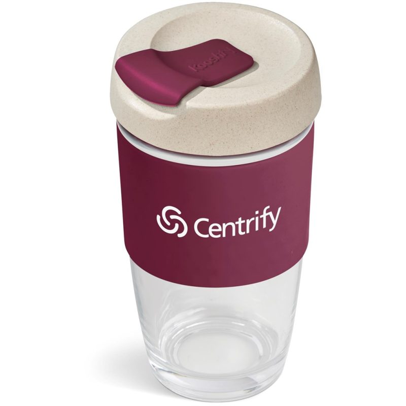 MAROON Kooshty Jumbo Chacha Glass Kup - 480ML