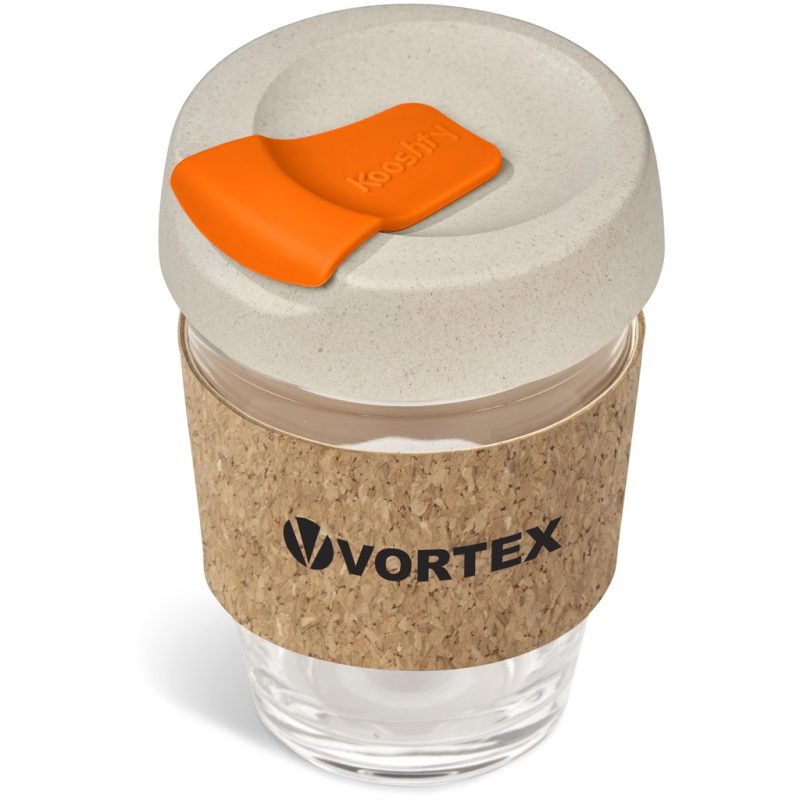 ORANGE Kooshty Kork Chacha Glass Kup - 340ML