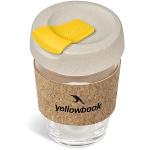 YELLOW Kooshty Kork Chacha Glass Kup - 340ML