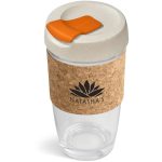 ORANGE Kooshty Jumbo Kork Chacha Glass Kup - 480ML