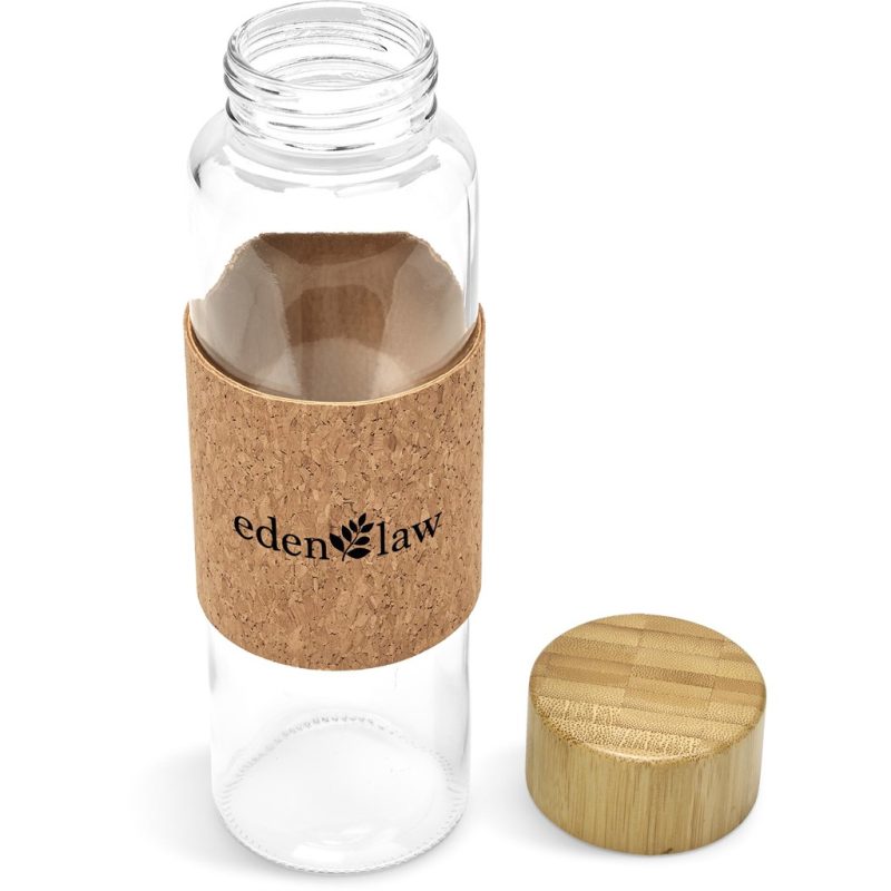 Kooshty Bamboost Glass Water Bottle - 700ml