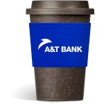 Blue Kooshty Brown Bean Plastic Double-Wall Tumbler – 400ml