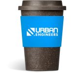 Cyan Kooshty Brown Bean Plastic Double-Wall Tumbler – 400ml