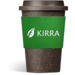 Green Kooshty Brown Bean Plastic Double-Wall Tumbler – 400ml