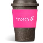 Pink Kooshty Brown Bean Plastic Double-Wall Tumbler – 400ml