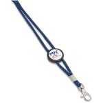 BLUE Altitude Candystripe Dome Lanyard
