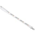 SOLID WHITE Altitude Basix Lanyard