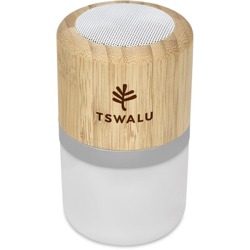 Okiyo Heiwa Bamboo Bluetooth Speaker & Night Light