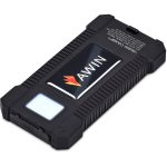 Swiss Cougar Durban Fast Charge 20W Solar Power Bank -10000mAh