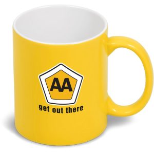 YELLOW Omega Ceramic Coffee Mug - 330ml