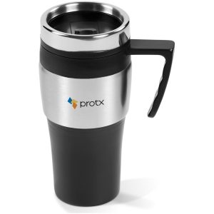 BLACK Altos Stainless Steel & Plastic Double-Wall Mug - 450ml