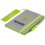 LIME Altitude Colourblock A5 Soft Cover Notebook