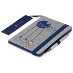 NAVY Altitude Colourblock A5 Soft Cover Notebook