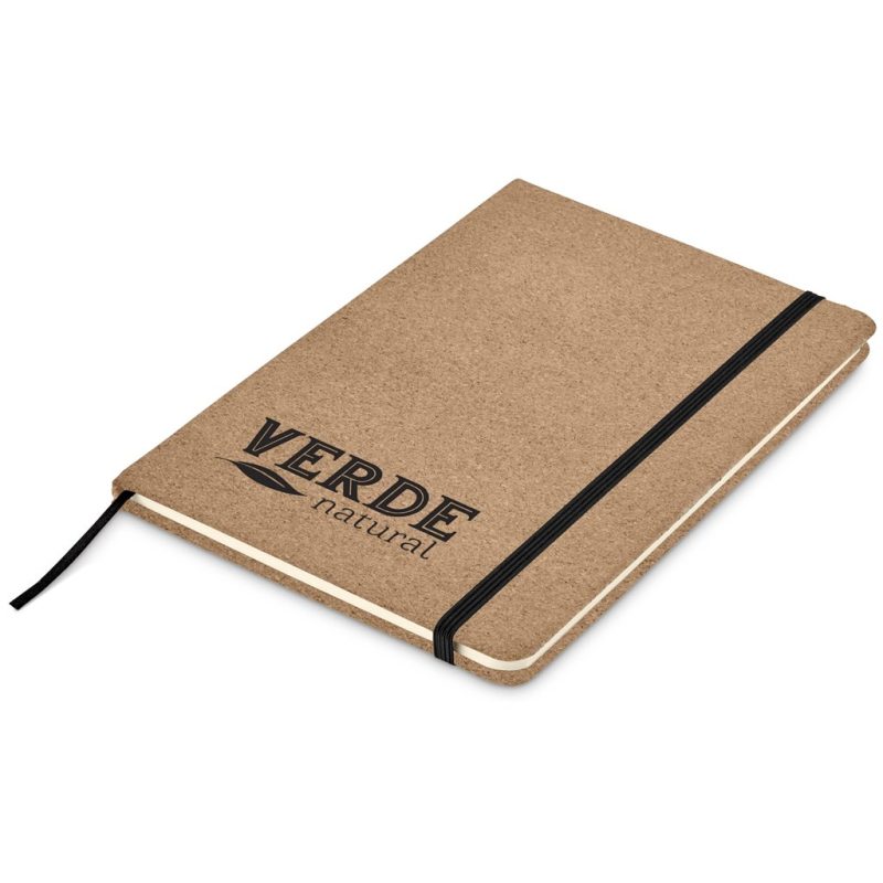 BLACK Okiyo Sakura Cork A5 Hard Cover Notebook