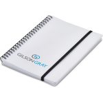 SOLID WHITE Altitude Noodle A5 Spiral Notebook