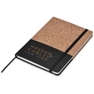 BLACK Okiyo FSC Certified Paper A5 Hard Cover Notebook