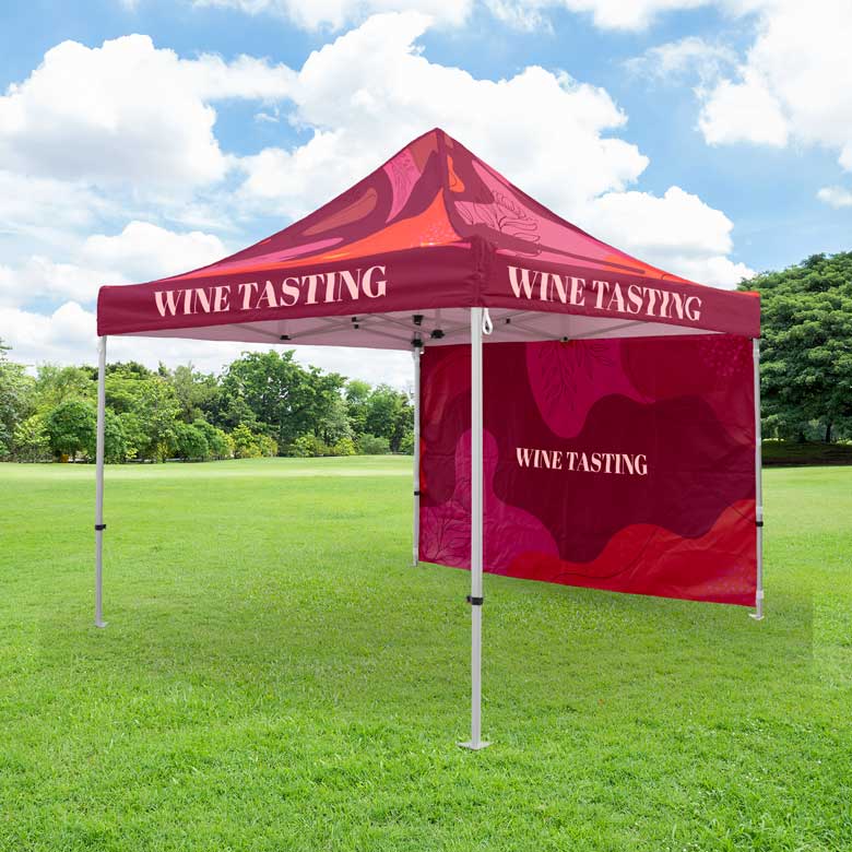 Sublimated Gazebo 3m x 3m with Steel Frame