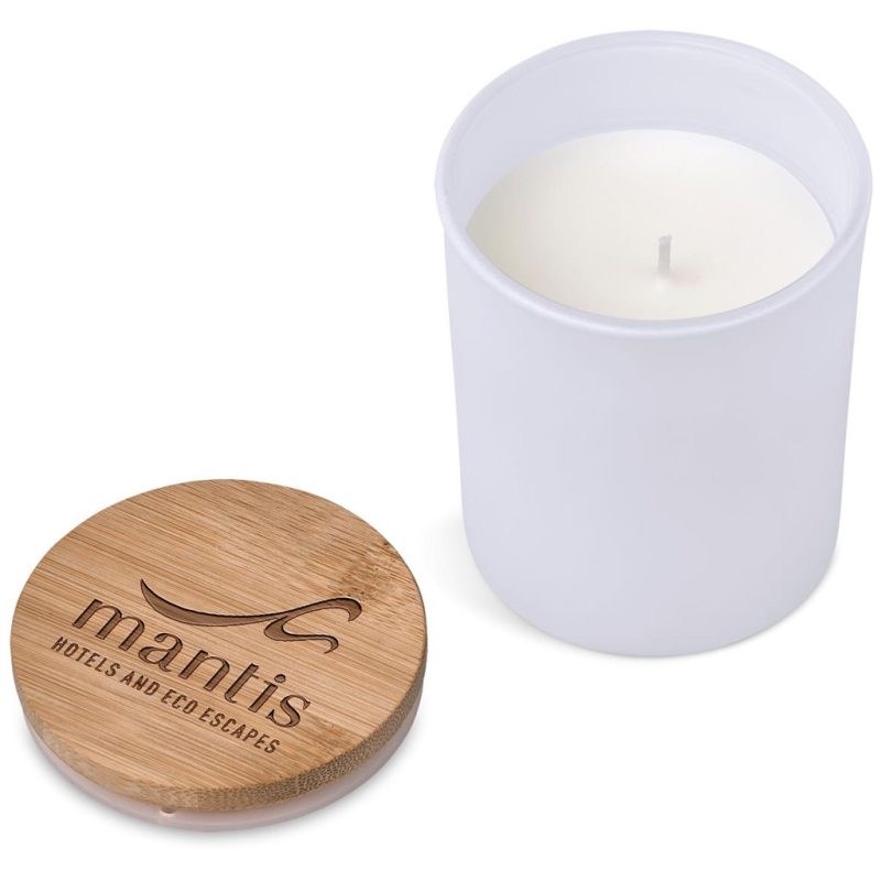 SOLID WHITE Okiyo Rirakkusu Scented Candle